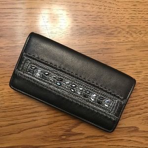 Brighton metallic silver wallet